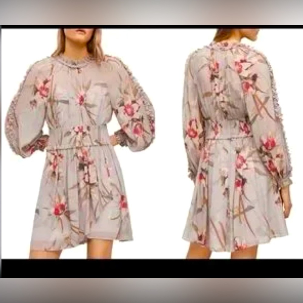 ALL SAINTS  Thallo Kuroyuri-Print Woven Mini Dress - Picture 3 of 16